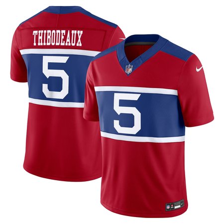 Men's New York Giants #5 Kayvon Thibodeaux Century Red Alternate Vapor F.U.S.E. Limited Jersey