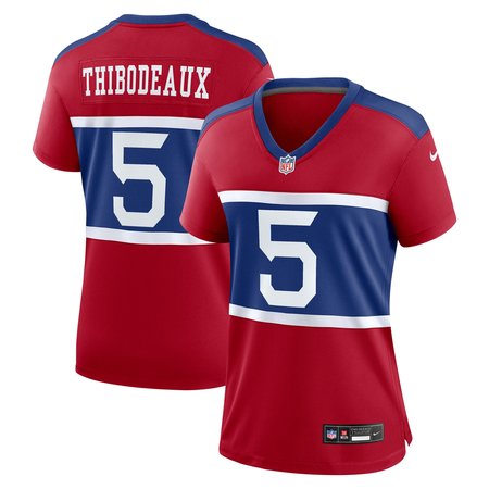 Women's New York Giants #5 Kayvon Thibodeaux Century Red Alternate Player Game Jersey