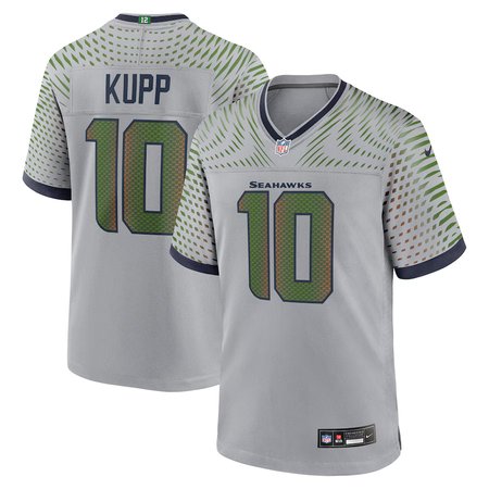 Youth's Seattle Seahawks #10 Cooper Kupp Gray Rivalries Collection Game Jersey