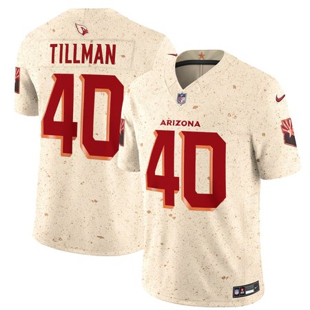 Youth's Arizona Cardinals #40 Pat Tillman Cream Rivalries Collection F.U.S.E. Vapor Limited Stitched Jersey