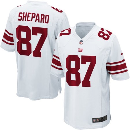 Men's New York Giants #87 Sterling Shepard White Game Jersey
