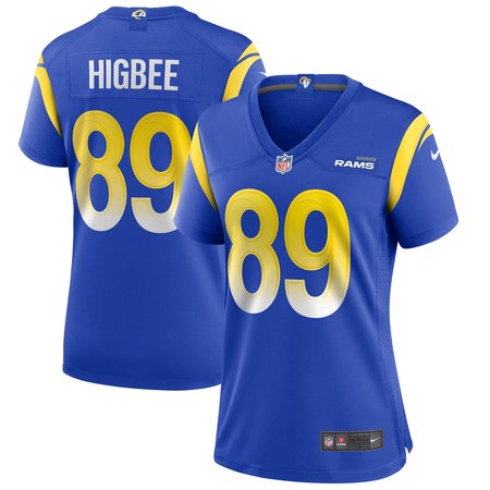 Women's Los Angeles Rams Tyler Higbee Royal Game Player Jersey