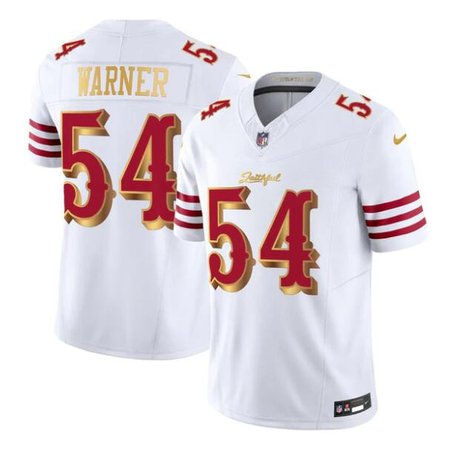 Youth San Francisco 49ers #54 Fred Warner White Rivalries Collection F.U.S.E. Vapor Limited Stitched Jersey
