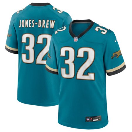 Men's Jacksonville Jaguars #32 Maurice Jones-Drew Nike Teal 2025 NFL Draft First Round Pick 2nd Alternate Game