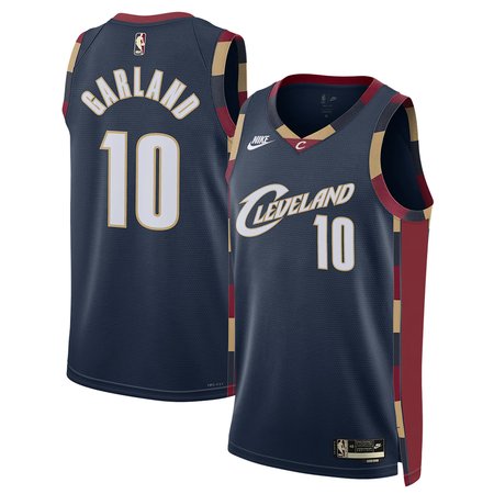 Men's Cleveland Cavaliers #10 Darius Garland Black 2025/26 Hardwood Classics Jersey