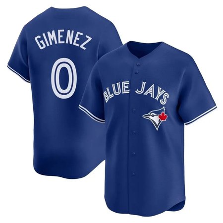 Men's Toronto Blue Jays #0 Andres Gimenez Nike Royal Home Replica Jersey