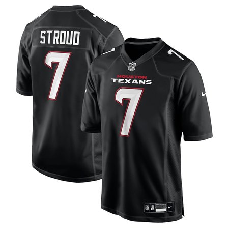 Youth Houston Texans #7 C.J. Stroud Nike Carbon Black Fashion Jersey