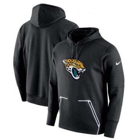 Men's Jacksonville Jaguars Black Champ Drive Vapor Speed Pullover Hoodie