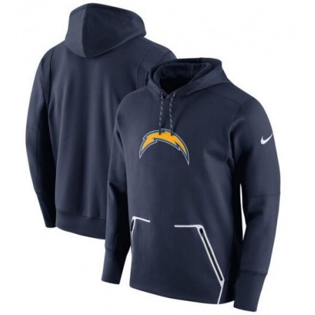 Men's Los Angeles Chargers Navy Champ Drive Vapor Speed Pullover Hoodie