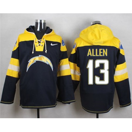 Chargers #13 Keenan Allen Navy Blue Player Pullover NFL Hoodie