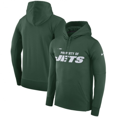 Men's New Orleans Saints Green Circuit Property Of Performance Pullover Hoodie