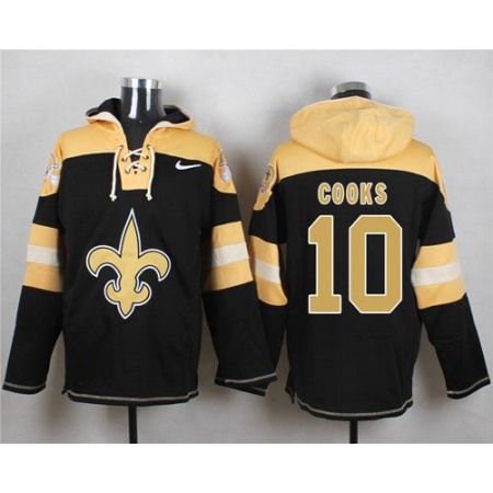 Saints #10 Brandin Cooks Black Player Pullover NFL Hoodie
