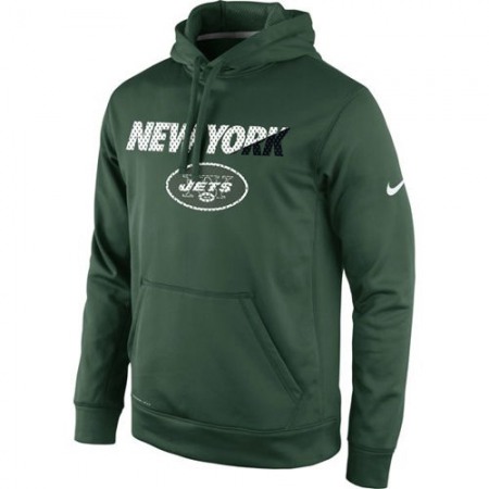 New York Jets Kick Off Staff Performance Pullover Hoodie Green