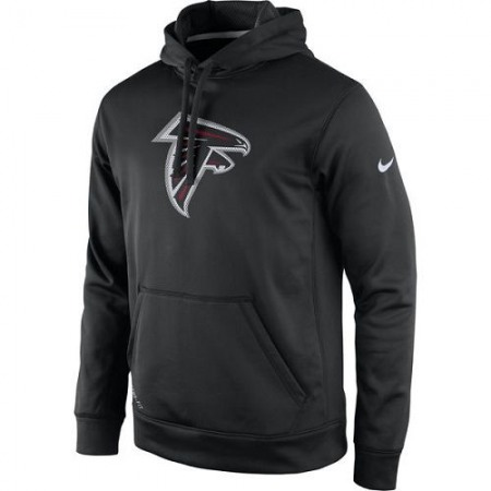Men's Atlanta Falcons Black Practice Performance Pullover Hoodie