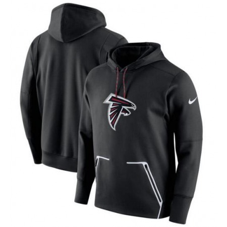 Men's Atlanta Falcons Black Champ Drive Vapor Speed Pullover Hoodie