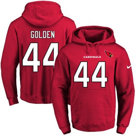 Cardinals #44 Markus Golden Red Name & Number Pullover NFL Hoodie