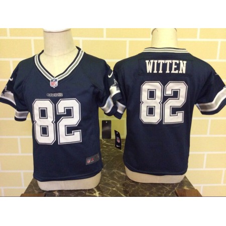 Toddler Dallas Cowboys #82 Jason Witten Blue Stitched NFL Jersey