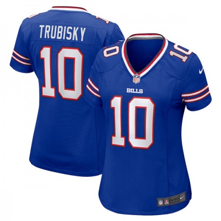 Women's Buffalo Bills #10 Trubisky Blue Vapor Untouchable Limited Stitched Football Jersey
