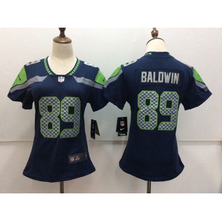 Women's Seattle Seahawks #89 Doug Baldwin Blue Vapor Untouchable Limited Stitched NFL Jersey