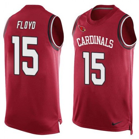 Cardinals #15 Michael Floyd Red Team Color Men's Stitched NFL Limited Tank Top Jersey
