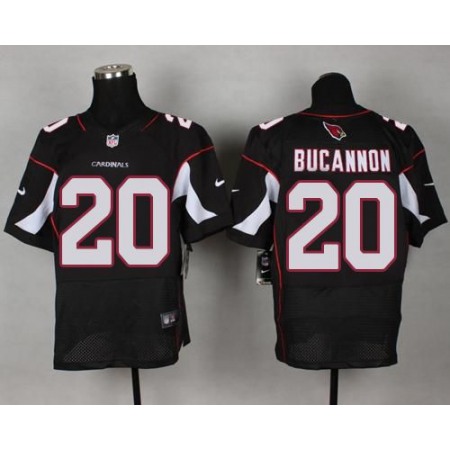 Cardinals #20 Deone Bucannon Black Alternate Men's Stitched NFL Elite Jersey