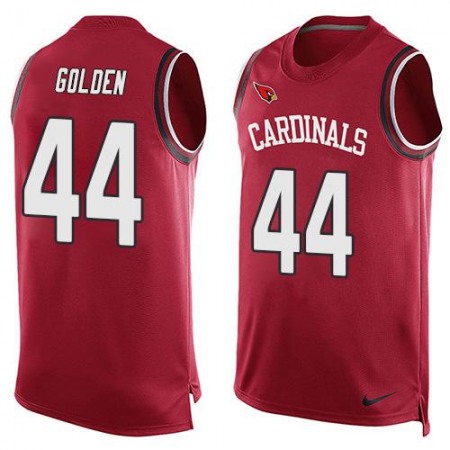 Cardinals #44 Markus Golden Red Team Color Men's Stitched NFL Limited Tank Top Jersey
