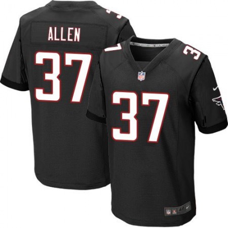 Falcons #37 Ricardo Allen Black Alternate Men's Stitched NFL Elite Jersey