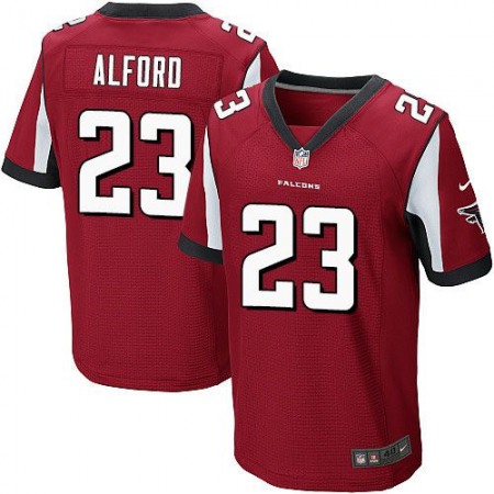 Falcons #23 Robert Alford Red Team Color Men's Stitched NFL Elite Jersey