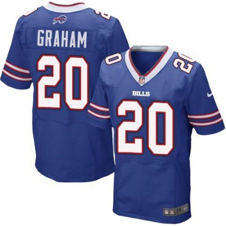 Bills #20 Corey Graham Royal Blue Team Color Men's Stitched NFL New Elite Jersey