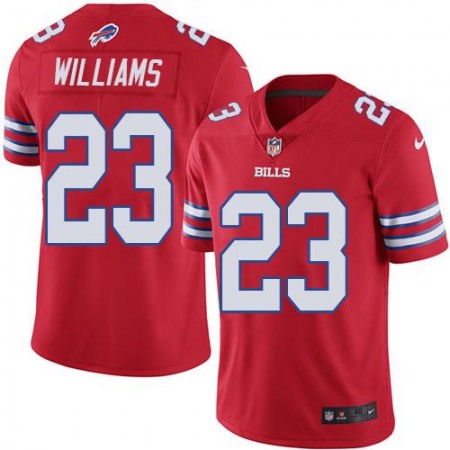Bills #23 Aaron Williams Red Men's Stitched NFL Elite Rush Jersey