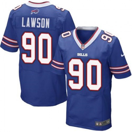 Bills #90 Shaq Lawson Royal Blue Team Color Men's Stitched NFL New Elite Jersey