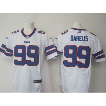 Bills #99 Marcell Dareus White Men's Stitched NFL Elite Jersey