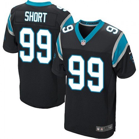 Panthers #99 Kawann Short Black Team Color Men's Stitched NFL Elite Jersey