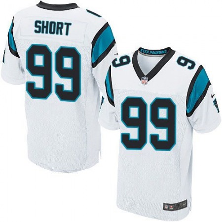 Panthers #99 Kawann Short White Men's Stitched NFL Elite Jersey
