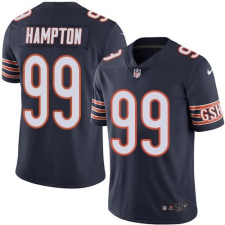 Bears #99 Dan Hampton Navy Blue Men's Stitched NFL Limited Rush Jersey