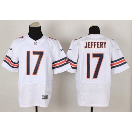 Bears #17 Alshon Jeffery White Men's Stitched NFL Elite Jersey