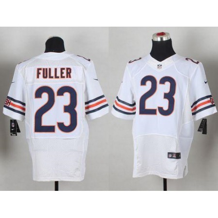 Bears #23 Kyle Fuller White Men's Stitched NFL Elite Jersey