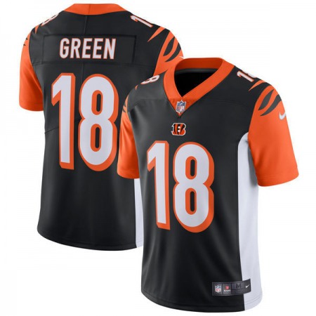 Men's Cincinnati Bengals #18 A.J. Green Black Vapor Untouchable Limited Stitched NFL Jersey