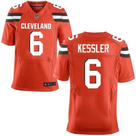 Browns #6 Cody Kessler Orange Alternate Men's Stitched NFL New Elite Jersey