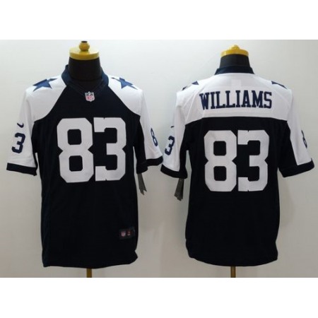 Cowboys #83 Terrance Williams Navy Blue Thanksgiving Throwback Men's Stitched NFL Limited Jersey