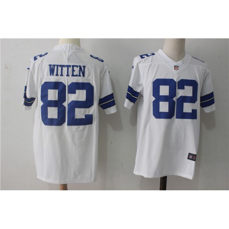 Men's Dallas Cowboys #82 Jason Witten White Stitched NFL Vapor Untouchable Limited Jersey
