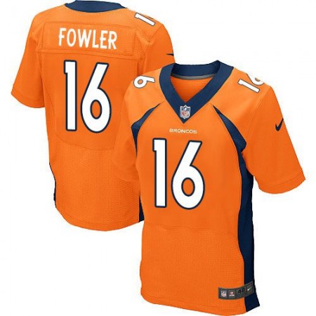 Broncos #16 Bennie Fowler Orange Team Color Men's Stitched NFL New Elite Jersey