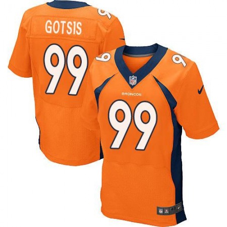 Broncos #99 Adam Gotsis Orange Team Color Men's Stitched NFL New Elite Jersey