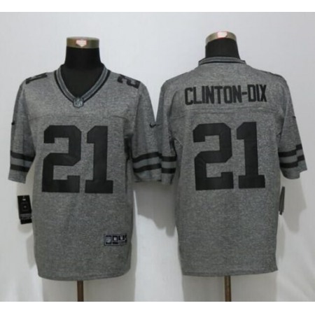 Packers #21 Ha Ha Clinton-Dix Gray Men's Stitched NFL Limited Gridiron Gray Jersey