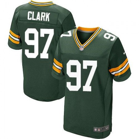 Packers #97 Kenny Clark Green Team Color Men's Stitched NFL Elite Jersey