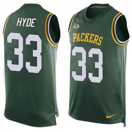 Packers #33 Micah Hyde Green Team Color Men's Stitched NFL Limited Tank Top Jersey