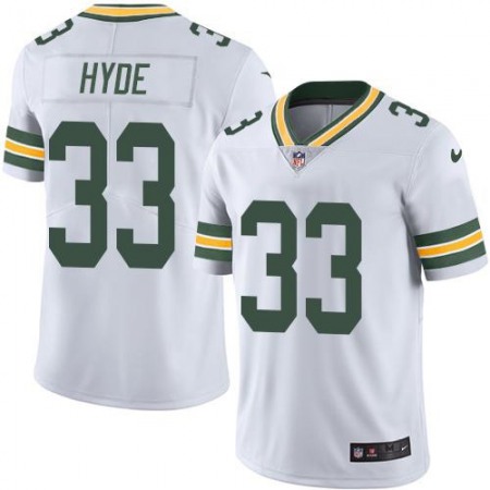 Packers #33 Micah Hyde White Men's Stitched NFL Limited Rush Jersey