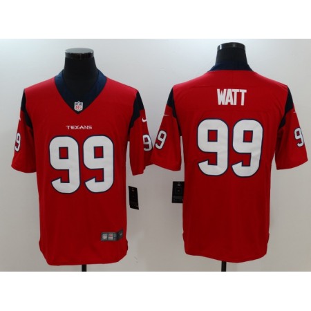 Men's Houston Texans #99 J.J. Watt Red Vapor Untouchable Limited Stitched NFL Jersey
