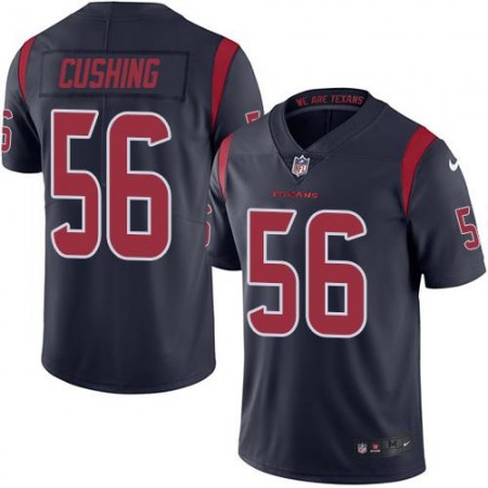 Texans #56 Brian Cushing Navy Blue Men's Stitched NFL Limited Rush Jersey