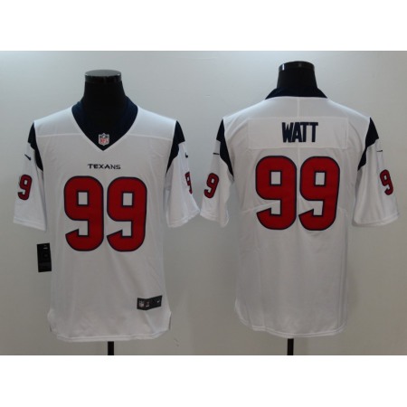 Men's Houston Texans #99 J.J. Watt White Vapor Untouchable Limited Stitched NFL Jersey